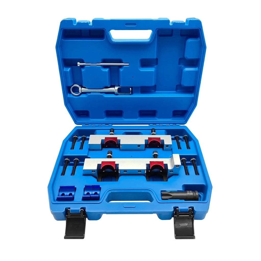 Camshaft Locking Alignment Timing Tool Kit Camshaft Locking Tools with Fuel Injector Remover Installer Timing Belt Change Tools-WAYBIKER