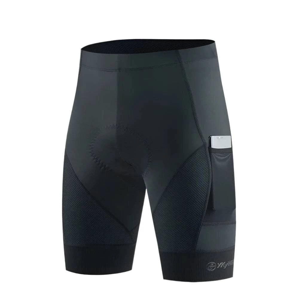 YKYWBIKE Men's Cycling Shorts with Pockets Road Bike Short Summer Bicycle Shorts Riding Clothing  MTB 3D Padded cycling bermuda-WAYBIKER