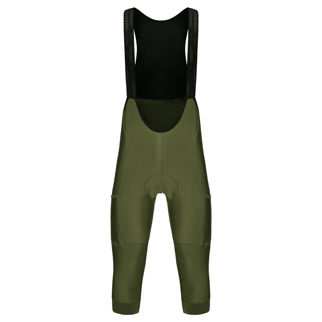 Rsantce 2024 Men 2 Pockets 3/4 Cycling Bib Shorts Summer Spring Autumn Bicycle Pants Bike Mtb Clothing Trousers