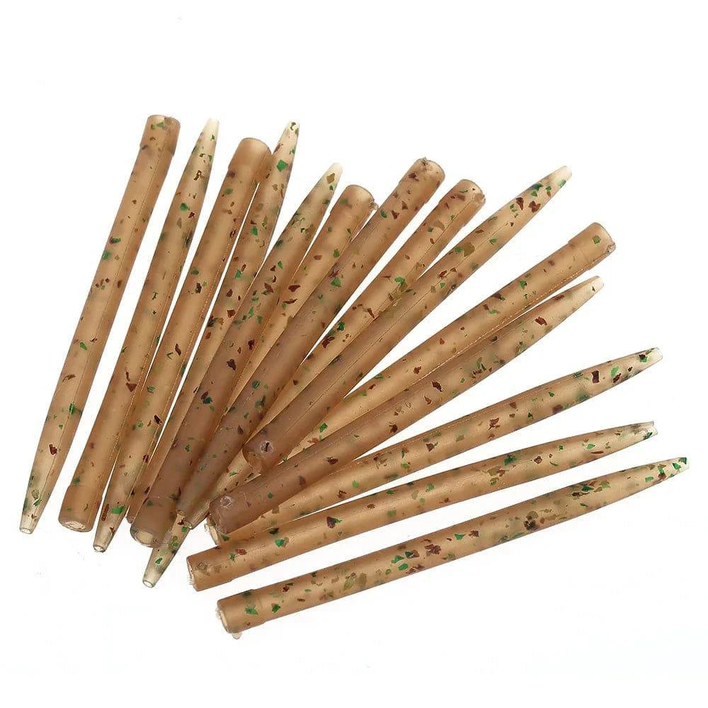 30/50/100pcs 54mm Anti Tangle Rubber Sleeves Connect with Fishing Hook Carp Coarse Fishing Tackles Outdoor Fishing Accessories-WAYBIKER