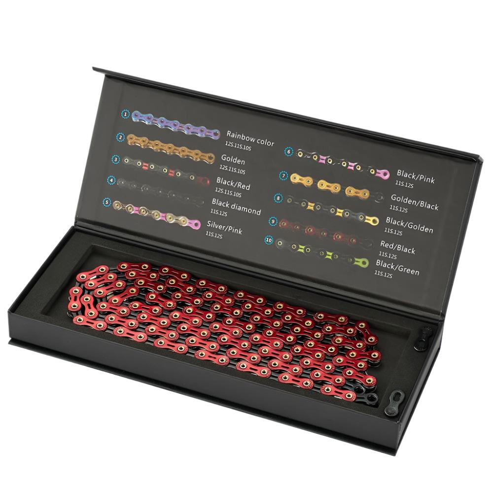 SUMC Bicycle Chain SX11SL 11Speed 116L With MissingLink 11V Mountainbike/Road Bike Diamond Chain Bicycle Part With Original box-WAYBIKER