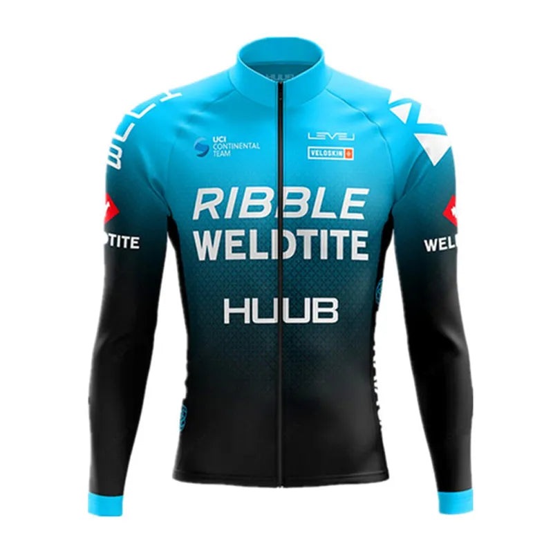 2023 HUUB Cycling Jersey  Autumn Riding Long Sleeves Men's Cycling Bib Set Bicycle Clothing Spring MBT Breathable Bike Clothes-WAYBIKER