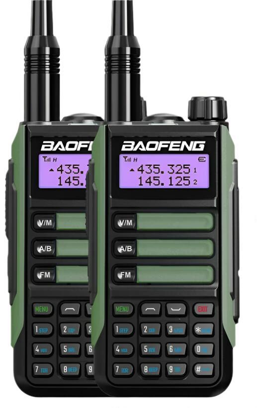 2Pack Baofeng UV16 Pro V2 Walkie Talkie 10W VHF UHF Dual Band Two Way CB Ham Radio UV-16 Portable Radio Transceiver UV5R UV10R-WAYBIKER