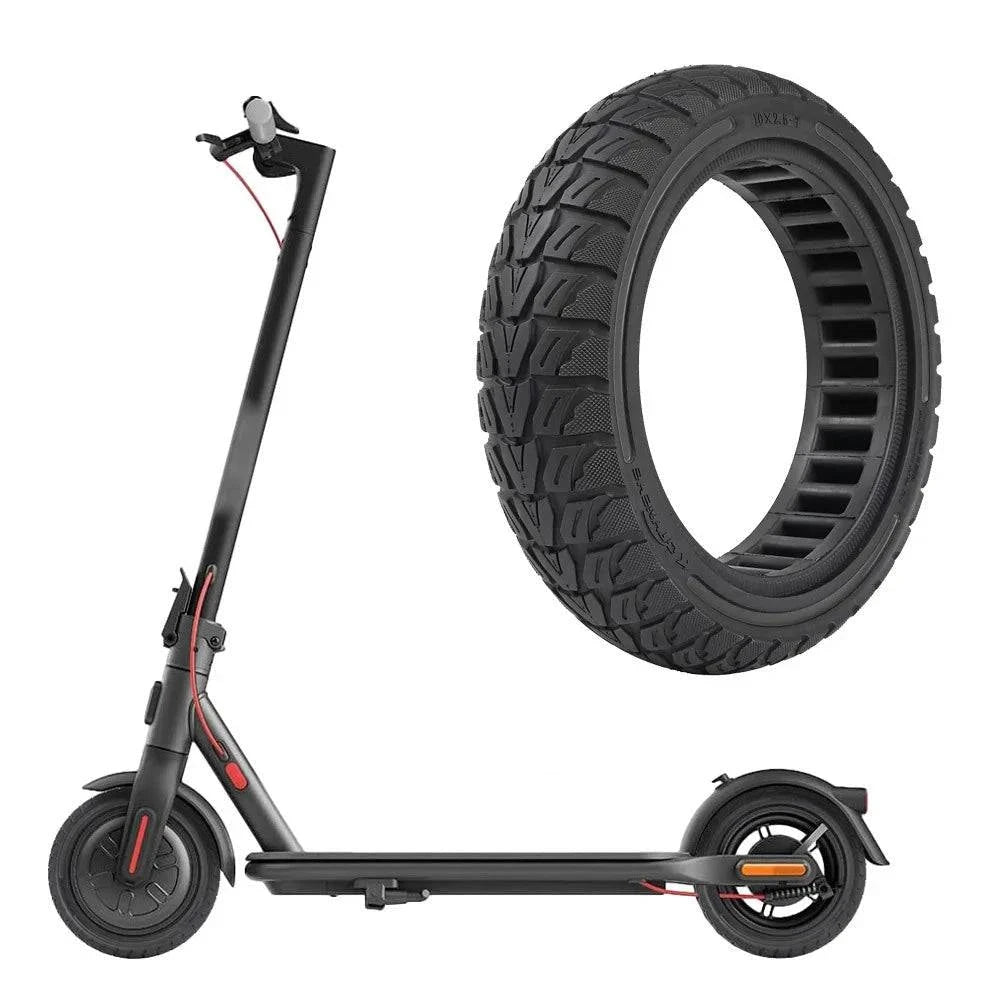 10x2.5-7 Electric Scooter Honeycomb Tire Tubeless Solid Tire Compatible for Xiaomi Scooter 4/4 Pro Electric Scooter-WAYBIKER