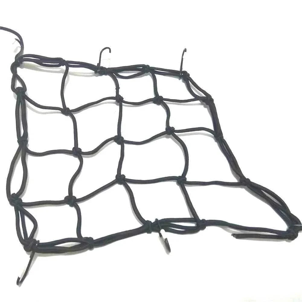 Motorcycle Luggage Net Bike 6 Hooks Hold Down Fuel Tank Luggage Mesh Web Styling High Quality Moto Adjustable Cargo Net-WAYBIKER