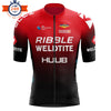 2023 Red HUUB Team Cycling Jersey Mountain Bike Clothes Summer Cycling Clothing MTB Bicycle Pro Cycling Sportwears Spot goods