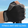 Anti Slip Shock Absorption Breathable Half Finger Gloves Bicycle Gloves Breathable Fitness Training Weightlifting Outdoor Mounta