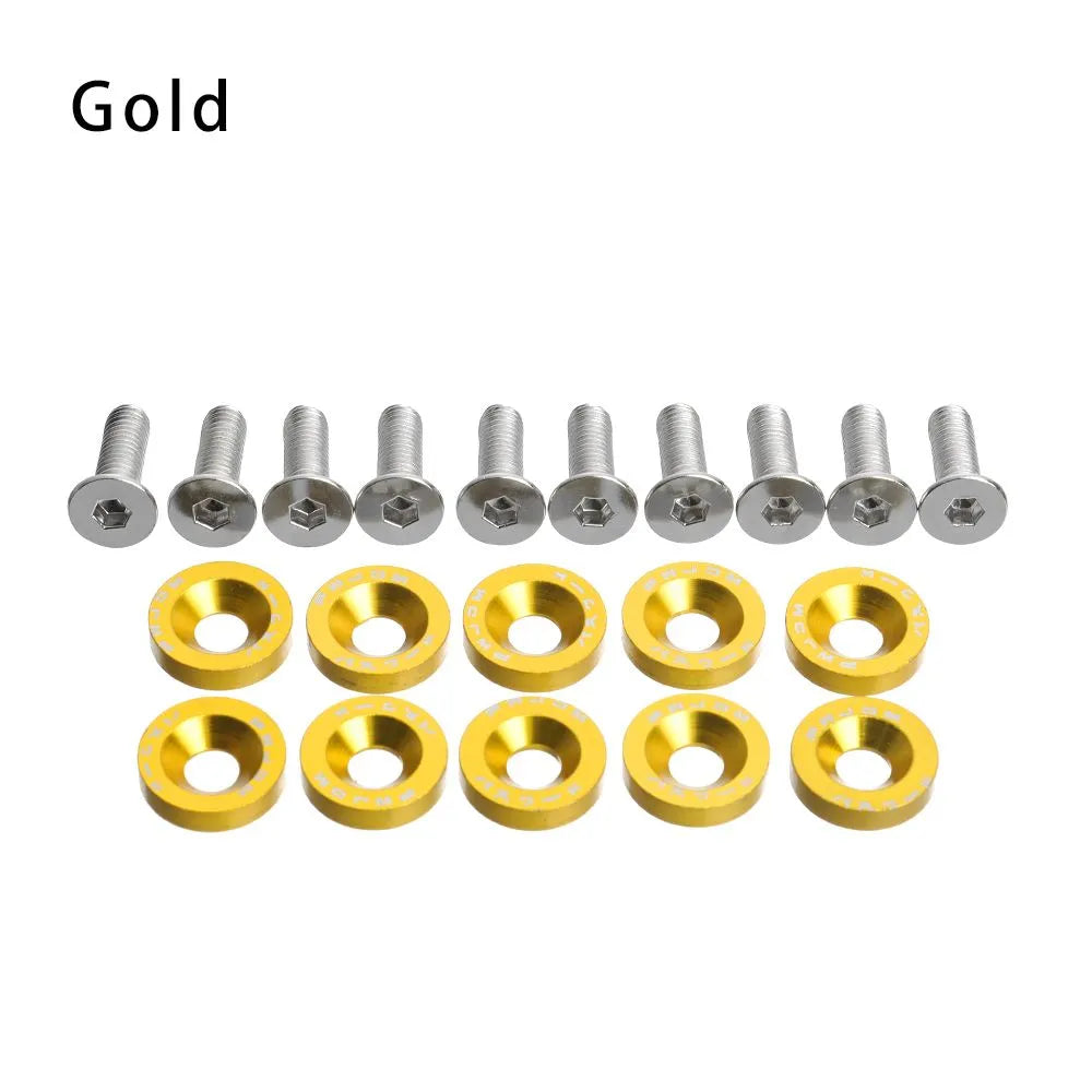 10PCS Scooter Fasteners Screws Handle Bar Screw Washers for Dualtron 1 2 3 Thunder Eagel Ultra Zero 9 Parts Car Decor Screws-WAYBIKER
