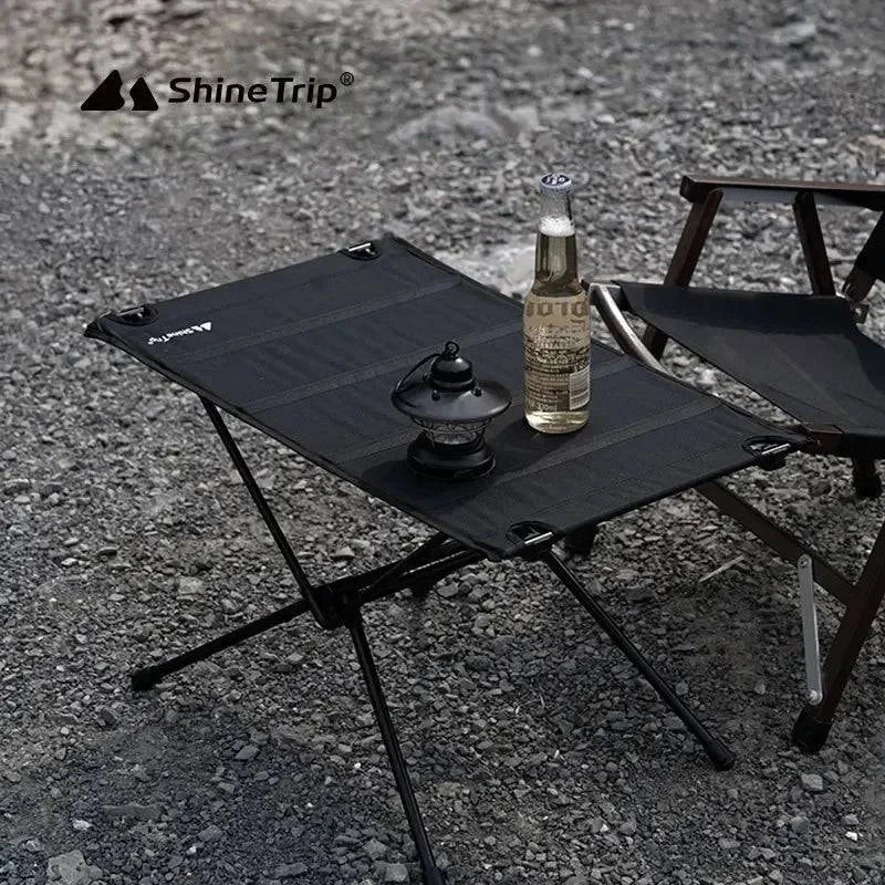 ShineTrip Outdoor Portable Cloth Folding Table Multifunctional Aluminum Alloy Picnic Camping Lightweight Table ﻿-WAYBIKER