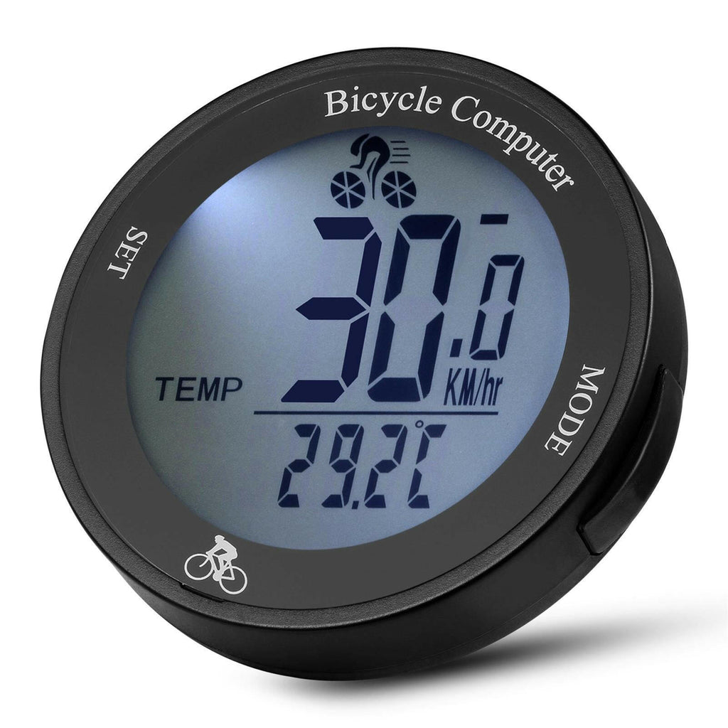Waterproof Bike Odometer Wireless Bicycle Computer Multi Functional LCD Screen Cycling Speedometer Mountain Bikes Speedo Meter-WAYBIKER