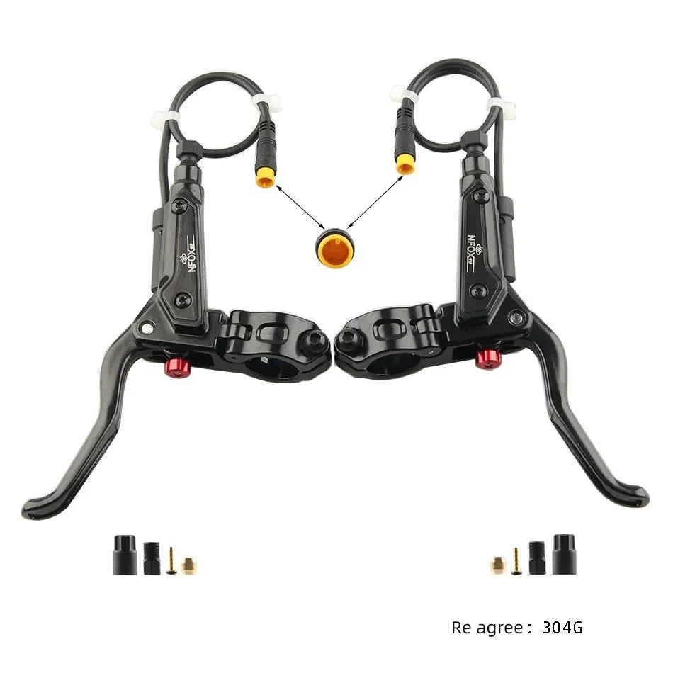 NFOX 2A New GT267 Oil Disc Power Off Brake Handle 3-pin Suitable for Electric Skateboarding Bicycle 2-pin Handle Rod Accessories