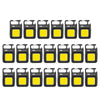 5/10/20pcs High Power Led Flashlight Portable Pocket Flashlight Key Chain USB Rechargeable for Outdoor Camping-WAYBIKER