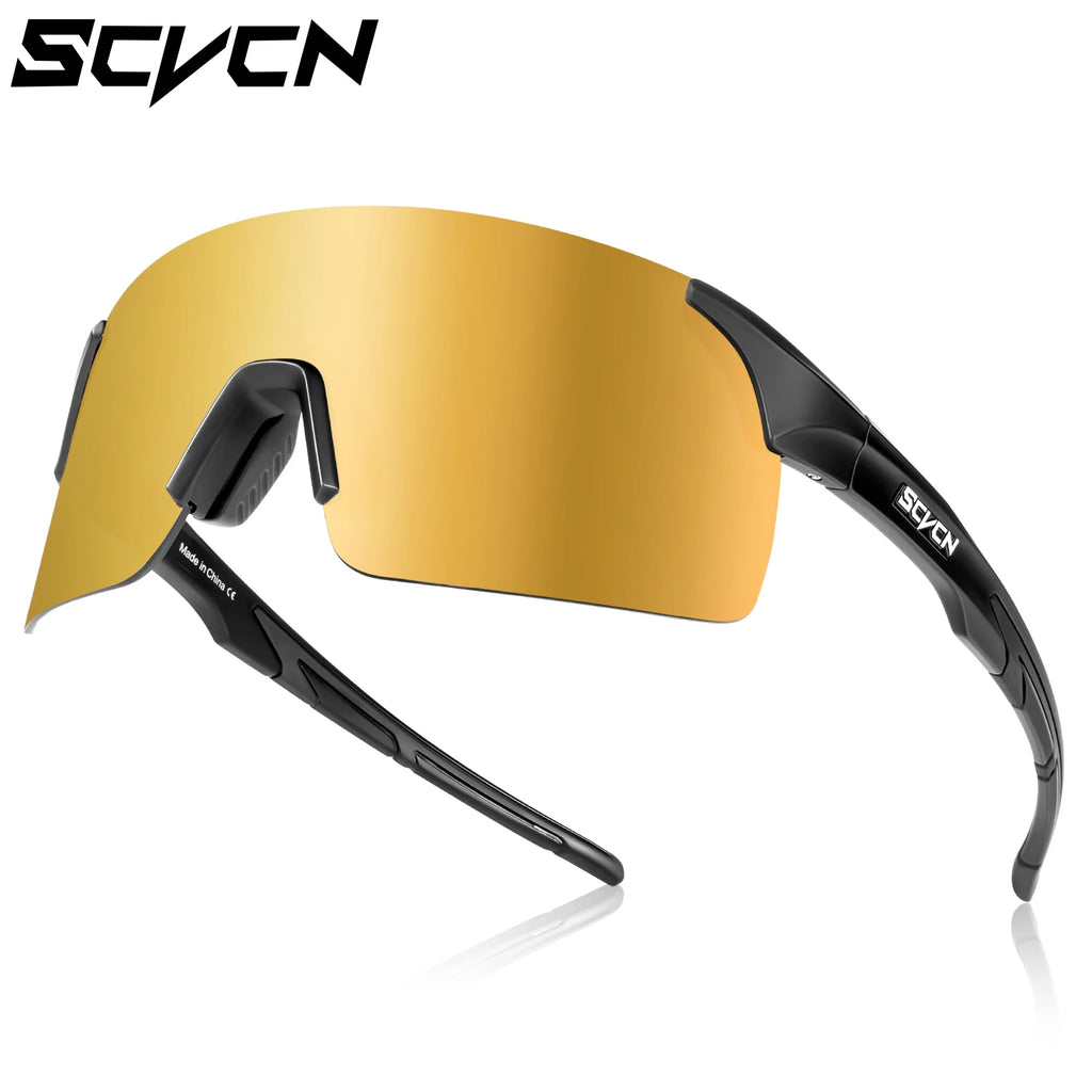 SCVCN Outdoor Anti Fog Photochromic Sunglasses Men Road Anti-fog Cycling Glasses Bicycle Women Bike MTB UV400 Sports Eyewear
