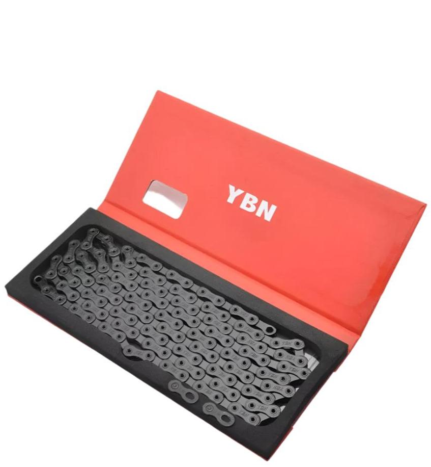 Free Shipping YBN Bike Chain 12 Speed MTB Road Bike Chain Compatible with SRAM SHIMANO Unpacked Bicycle Chain 126 Links Silver