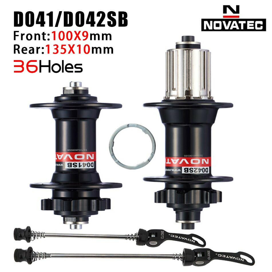NOVATEC Mountain Bike Hub D041SB D042SB 32/36 Holes Mtb Bushing for 8/9/10/11 Speed MTB Disc Brake Hub  Mtb Hubs 32H 36H-WAYBIKER