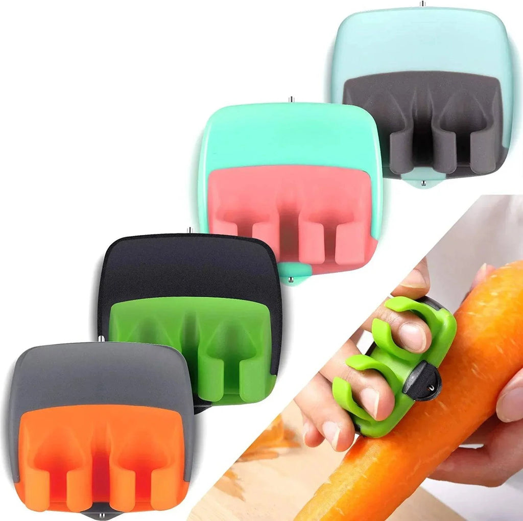 Fruit & Vegetable Peeler Finger Peeler Vegetable Hand Peeler Hand Palm Vegetable Fruit Peeler Fruit SlicerKitchen Gadget-WAYBIKER