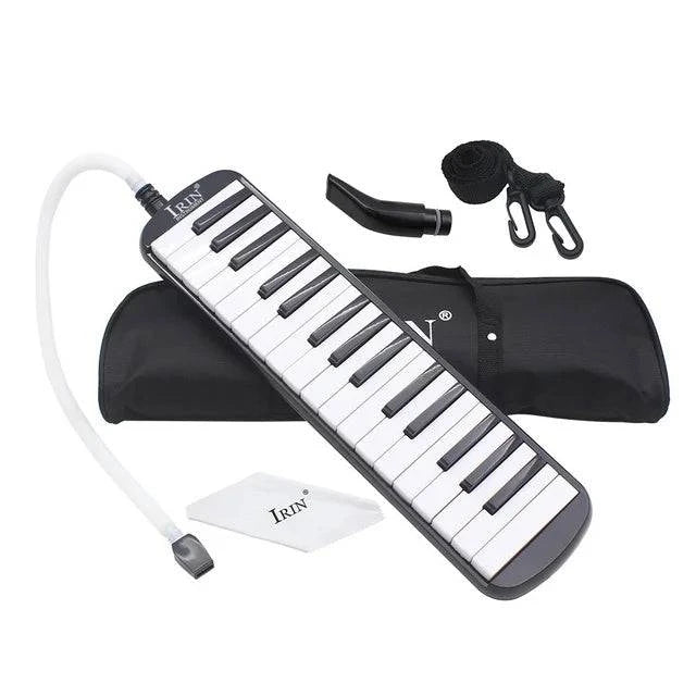 32 Piano Keys Melodica Musical Education Instrument for Beginner Kids Children Gift with Carrying Bag-WAYBIKER