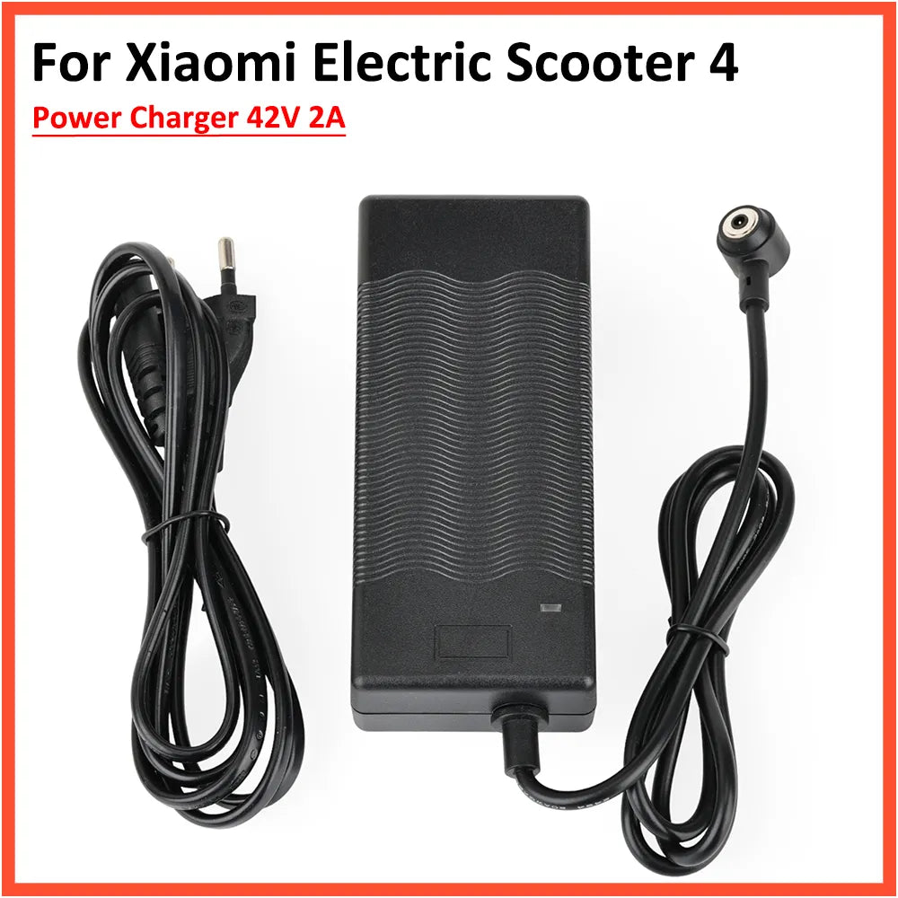 42V 2A Power Charger Adapter For Xiaomi Electric Scooter 4 Pro 4 Lite EScooter Battery Charger Parts-WAYBIKER