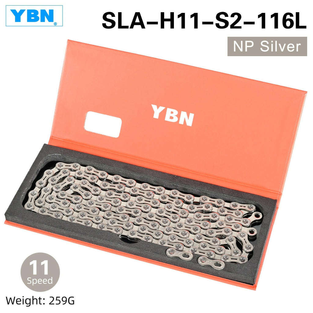 Mountain Road Bicycle Hollow Chain X12L X10 X10sl X9sl X11sl  9 10 11s12S Gold Black 126L Long Suitable for SHIMANO and SRAM-WAYBIKER
