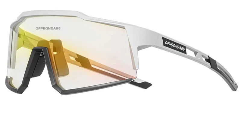 OFFBONDAGE Cycling Glasses Polarized Sunglasses Bicycle Goggles  Sports With Myopia Frame UV Protection Cycling Eyewear Flexible-WAYBIKER