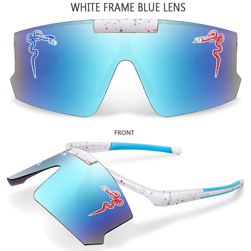 Brand Men Women Fashion Shades Windproof Eyewear Brand Sports MTB Goggles UV400 Outdoor Cycling Running Party Sunglasses-WAYBIKER