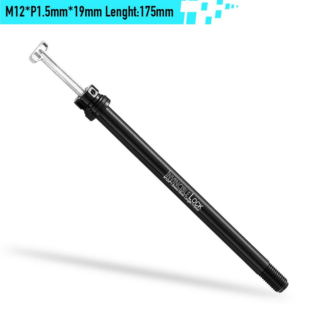 RYET MTB Built-In Lever Road Bike 12mm Thru Axle Front Fork Shaft Skewers Rear Hub 12x142 12x148 12x100 12x110 Cycling Parts