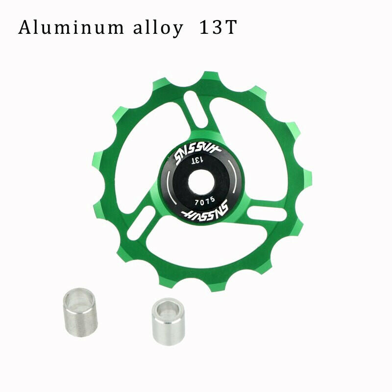 HASSNS Mtb Pulleys Bicycle Derailleur Metal Ceramics Bearing Road Mountain Bike Rear Derailleur Pulley Wheel 11T 13T Cycling-WAYBIKER