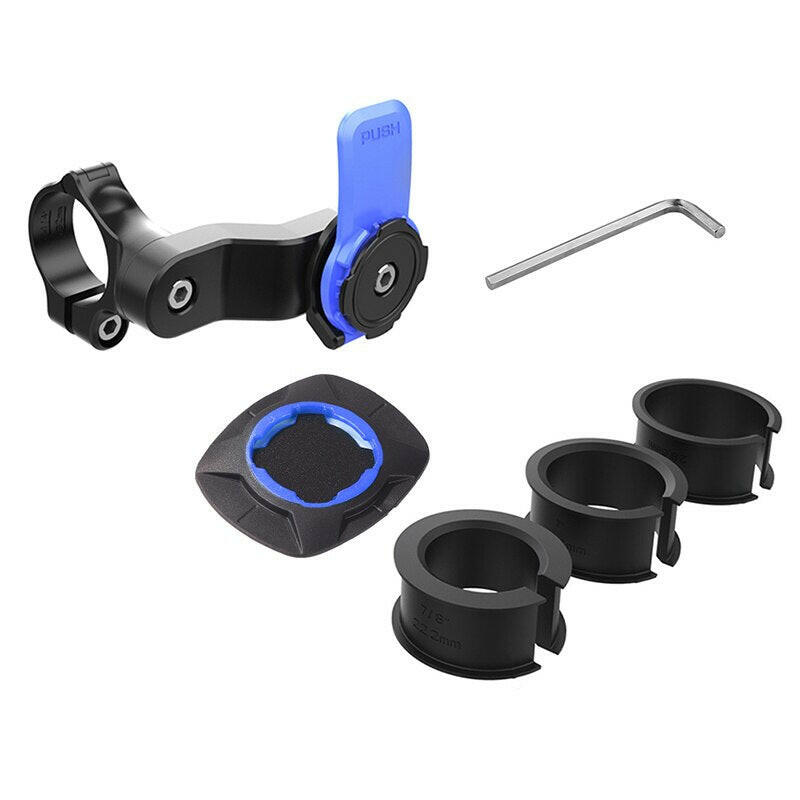 Bicycle Handlebar Phone Holder Handlebar Universal Phone Bracket VIBRATION DAMPENER Adjustable Motorcycle Mountain Bicycle Rack-WAYBIKER