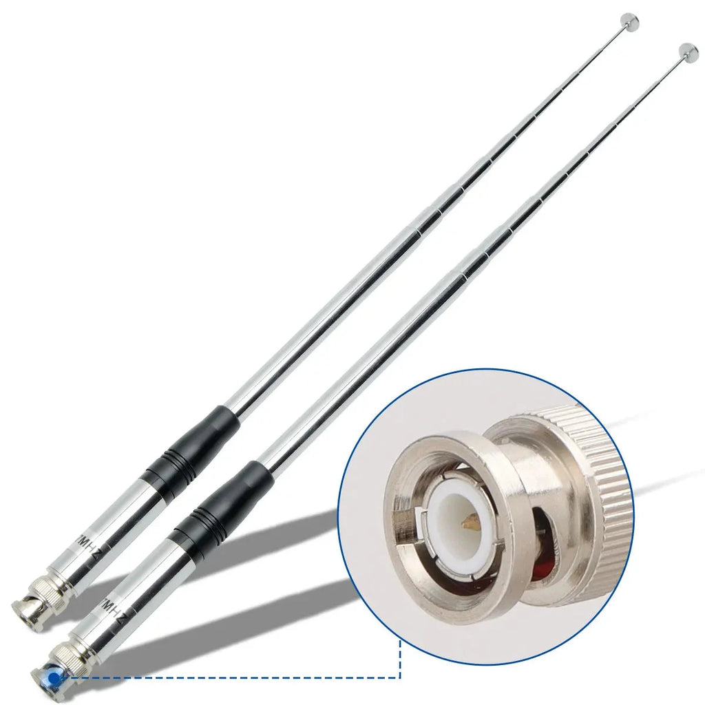 27Mhz BNC Telescopic Antenna for Cobra Midland Uniden Maxon President Anytone Handheld Portable CB Radio Walkie Talkie-WAYBIKER