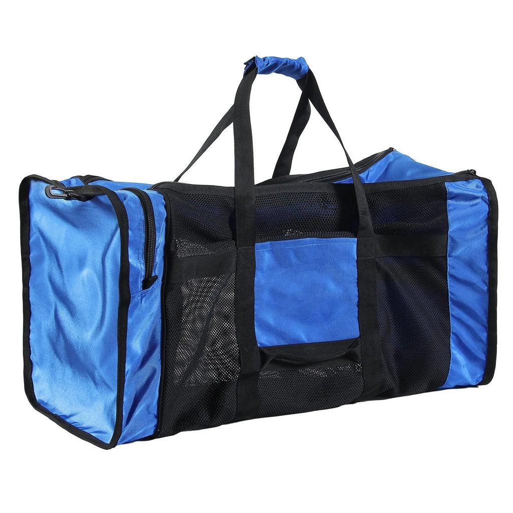 100L Mesh Duffle Gear Bag for Scuba Diving Snorkeling Swimming Beach Duffle Bag for Snorkeling Equipment 29.5" * 13.8" * 15.7"-WAYBIKER