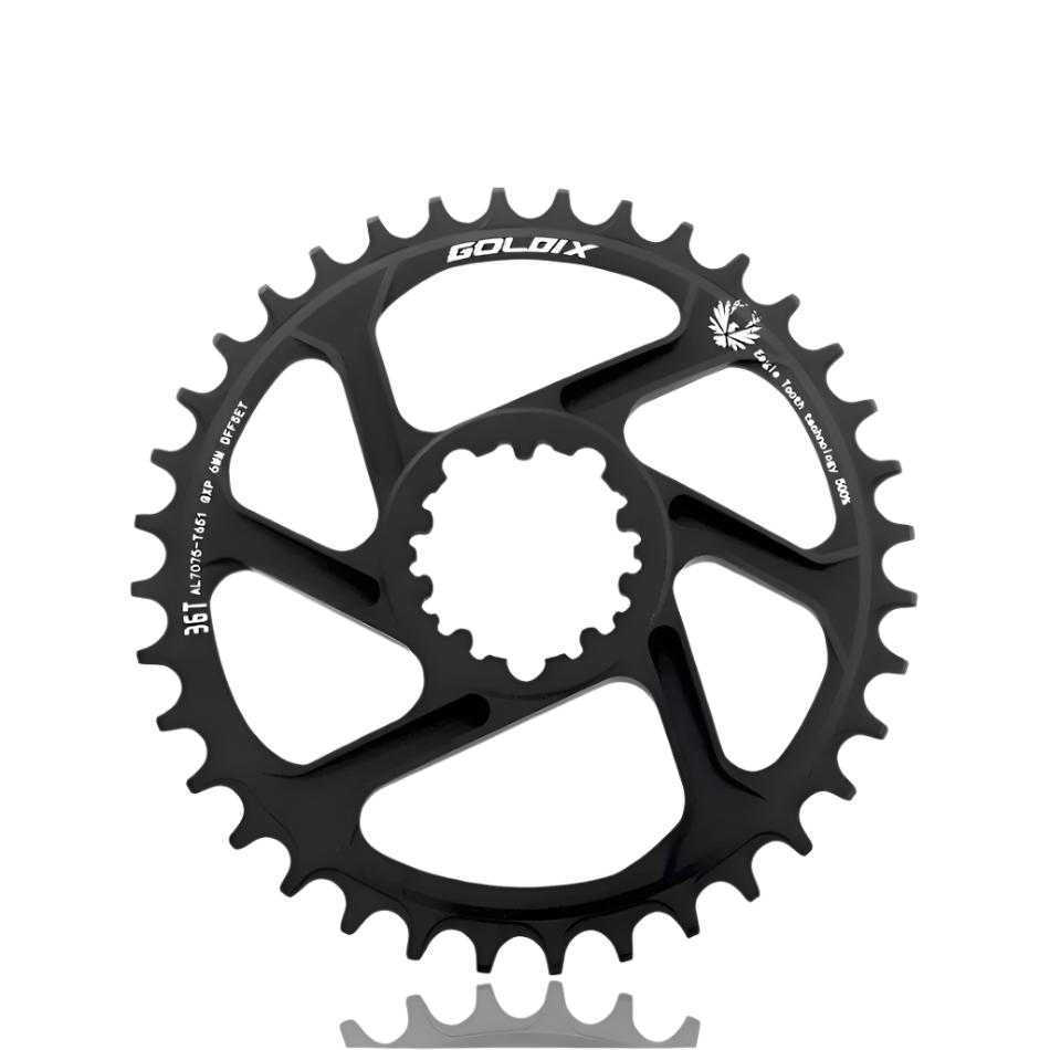 GOLDIX GXP Bicycle Chainring Wide Narrow Teeth Chainwheel 30/32/34/36/38T Crankset Crown for Sram 11/12S NX XX XO GX Single Disc-WAYBIKER