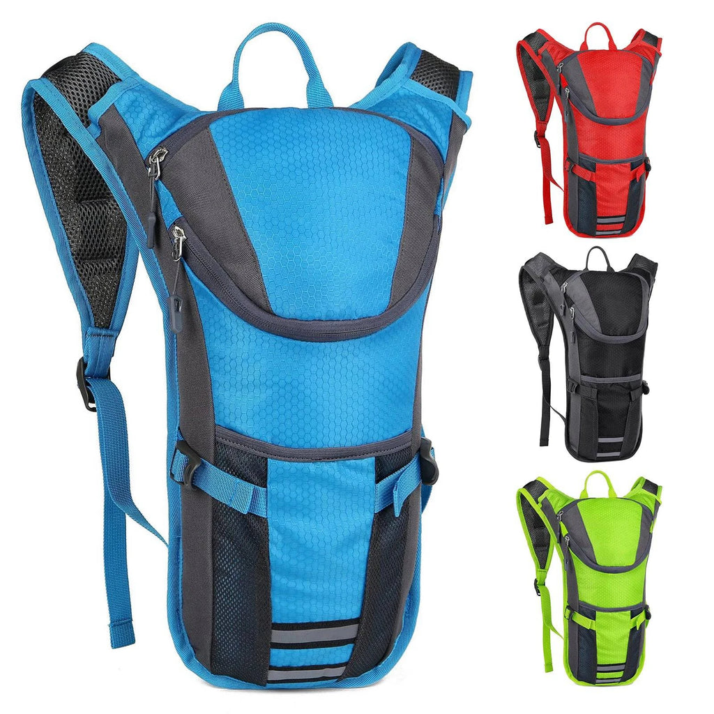 Cycling Hydration Backpack Nylon Hiking Backpack Outdoor Water Bladder Backpack for Biking Running Mountaineering-WAYBIKER