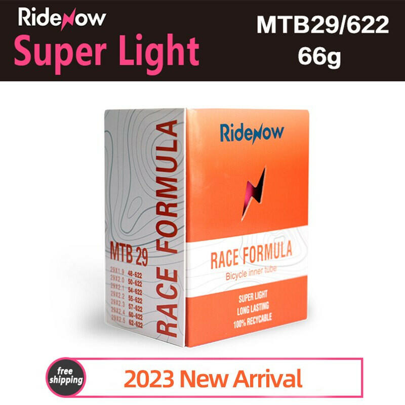 Ridenow Ultralight Bicycle Inner Tube 29/26/27.5 Inch MTB Bike Tube Valve Length French 45Mm for Mountain Bike Tube-WAYBIKER