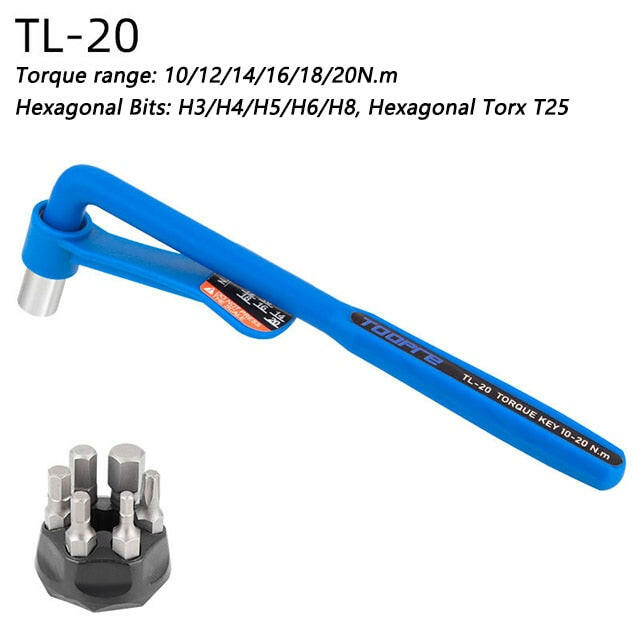 Portable Torque Wrench 3Nm to 10Nm 10Nm to 20Nm High Precision Torque Tools Bike Repair Hand Tools Ratchet Key Bike Spanner Tool-WAYBIKER