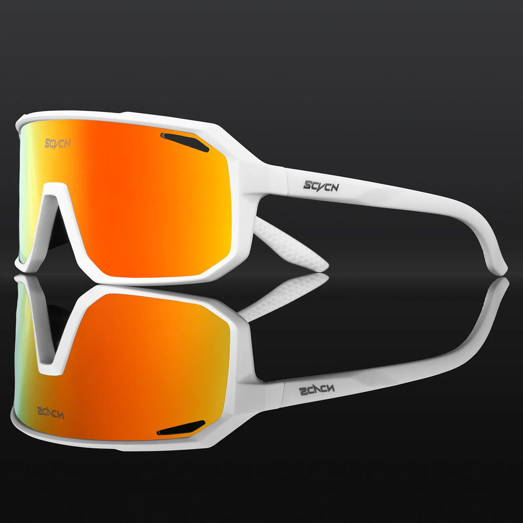 SCVCN Men bicycle Cycling Sunglasses Woman MTB road bike Driving Goggles Outdoor Sports running Glasses UV400 Hiking Eyewear-WAYBIKER