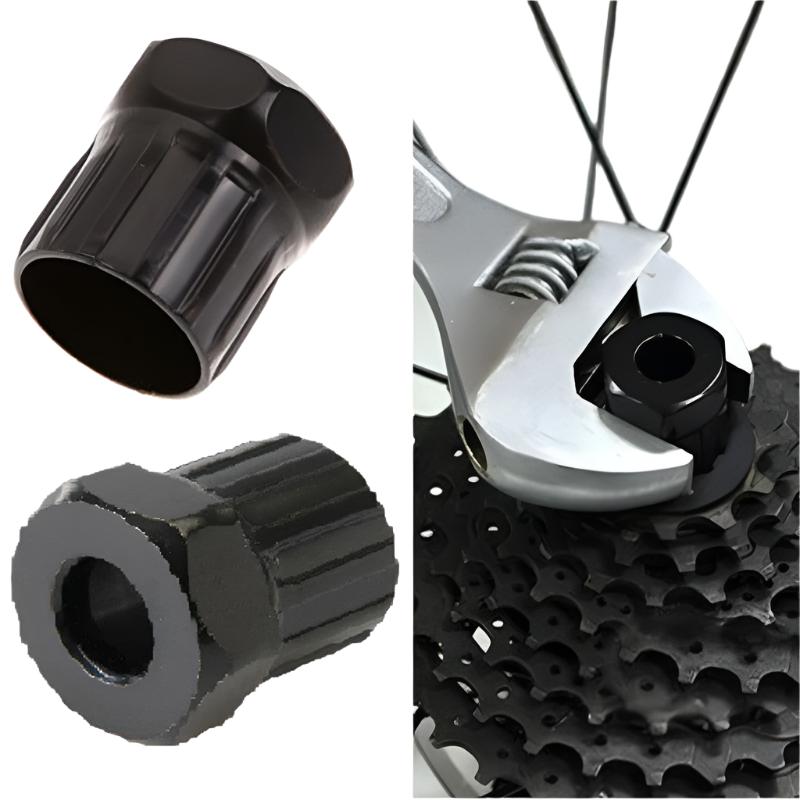 Bike Rear Cassette Cog Remover Bicycle Repair Tool Freewheel Socket Black ToolBicycle Cassette Crank Wheel Removal Tool-WAYBIKER