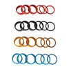 6pcs/set Aluminum Alloy Bike Headset Washer Mountain Bicycle Front Fork Washer Bike Stem Handlebar Spacers Ring Gasket-WAYBIKER