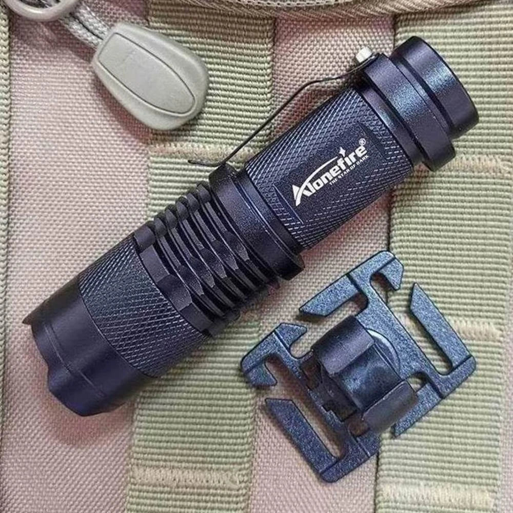 Swivel U Ring Flashlight Work Backpack Lamp Outdoor Hike Climb Pack Light Holder Water Pipe Pole Tool Clamp Shoulder Tape Clip-WAYBIKER