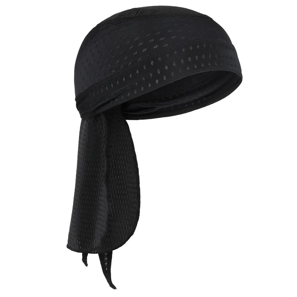 Summer Quick-Dry Cycling Pirate Hat Road Bicycle Running Cap Sport Bike Beanie Riding Baseball Head Scarf Bandana Caps Men Women-WAYBIKER
