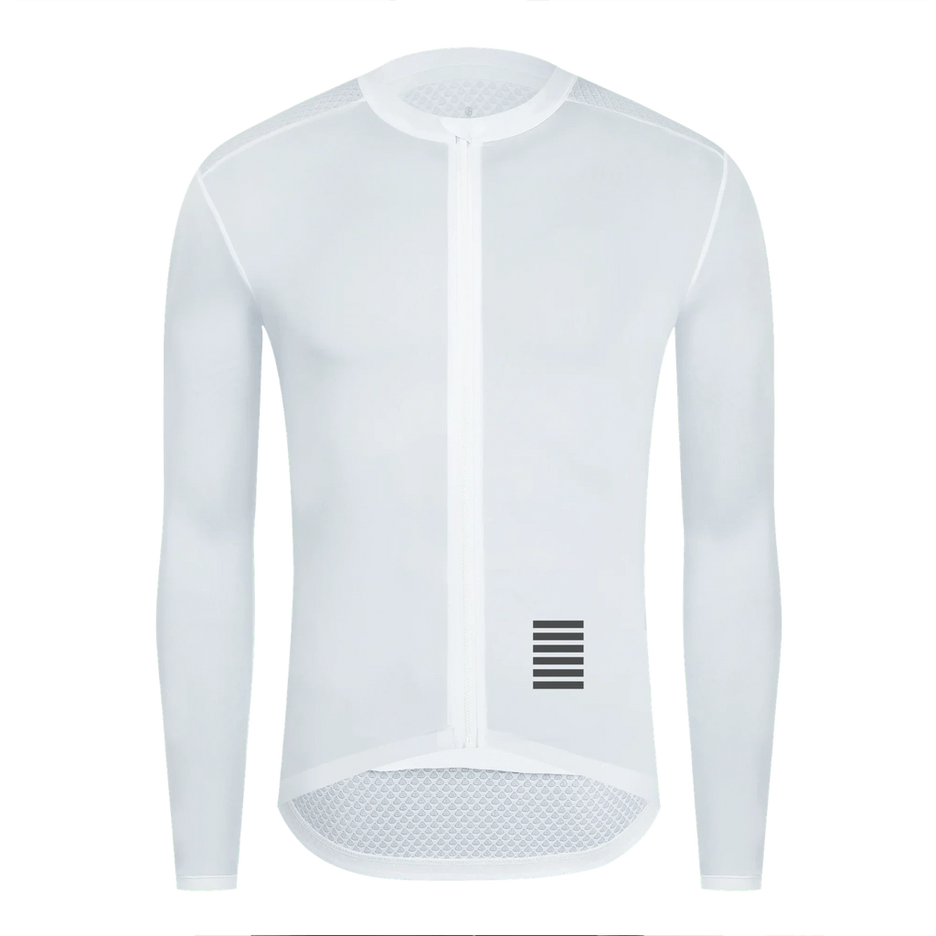Ykywbike Men Cycling Jersey Long Sleeve Bicycle Jersey Pro Bike Shirt Cycling Shirt Man Breathable Man Cycling Maillot UV Summer-WAYBIKER