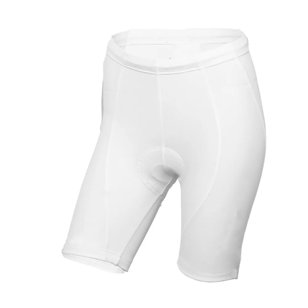 NEW Women White Bicycle Pro / Road Team Bike Pro Cycling Shorts / Wear Breathing Air  Gel Pad-WAYBIKER