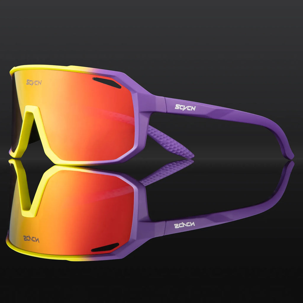 2023 SCVCN Cycling Sunglasses Men's Cycling Glasses UV400 Eyewear Sports MTB Outdoor Goggles Bicycle Women Field fishing Glasses-WAYBIKER