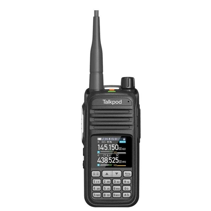 Talkpod A36Plus GMRS Handheld Two Way Radio Walkie Talkies for Adults Long Range with VHF UHF Receive, 5W Output, 512 Channels-WAYBIKER
