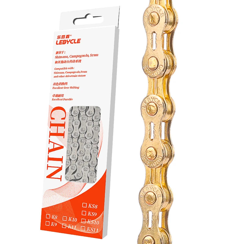 Lebycle MTB Road Bike Chain 6/7/8/9/10/11 Speed Chain Bicycle Parts High-Quality Durable Chains-WAYBIKER