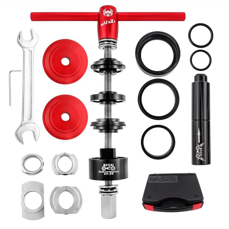 MUQZI Bike Bottom Bracket And Bearing Install Removal Tool For BB86 BB30 BB92 PF30 And Bike Headset Press Tool MTB Repair Kit-WAYBIKER
