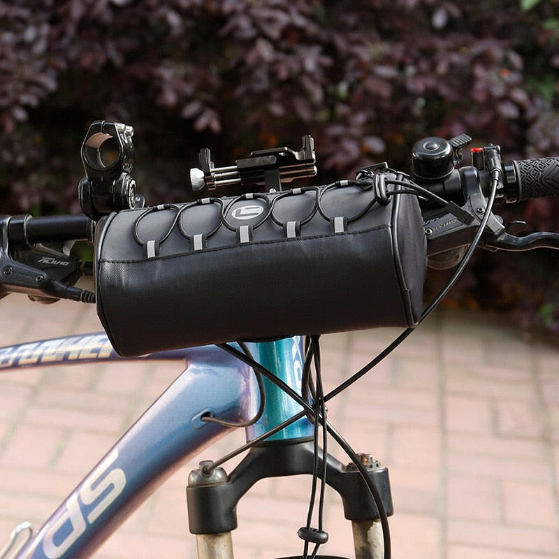 Bike Bag Portable Handlebar Pannier Multi-purpose Large Capacity Backpack MTB Road Cycling Frame Tube Bag Elastic Band-WAYBIKER