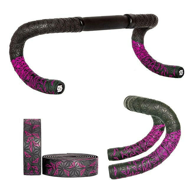 New Road Bike Bar Tape Colorful Gradient Color Handlebar Tapes EVA+PU Soft Anti-Vibration Wrap Tape Durable Bar Bartape 2150mm-WAYBIKER