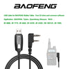BAOFENG Quansheng UVK5 2 Pins Plug USB Programming Cable For Walkie Talkie for UV-5R serise BF-888S Walkie Talkie Accessories CD
