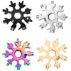 18-in-1 Stainless Steel Snowflakes Multi-tool Herramienta 18 En 1 Multifunctional Tool Copo De Nieve Llave Multiusos-WAYBIKER