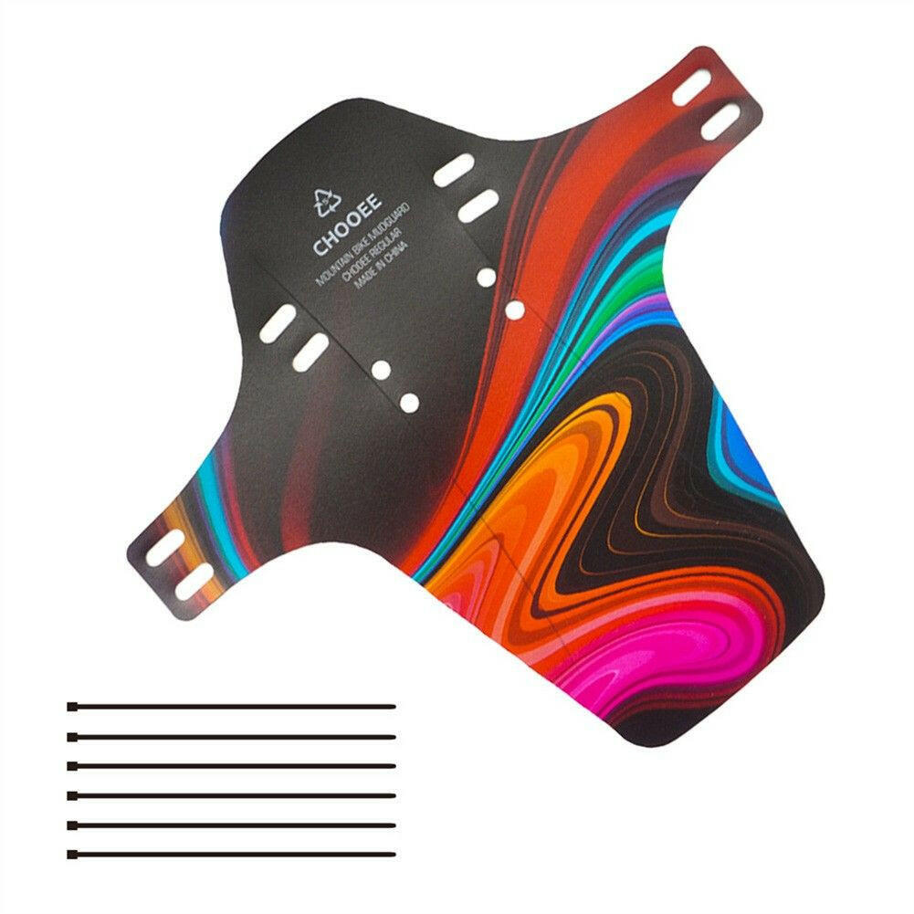 Ultrathin Bicycle Mudguard With Cable Ties MTB Fender Bike Front Mudguard Bikes Front Fender Thickness 1.0mm Cycling Accessories-WAYBIKER
